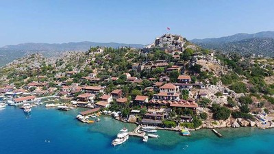 Karayolu olmayan tek köy Antalya Demre'de bulunuyor