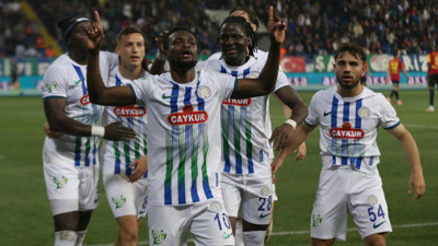 Çaykur Rizespor, Göztepe'yi 6-3 mağlup etti