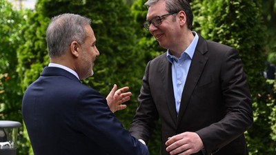 Sırbistan Cumhurbaşkanı Vucic Hakan Fidan'la görüştü, Türkiye hakkında konuştu: Önem veriyoruz...