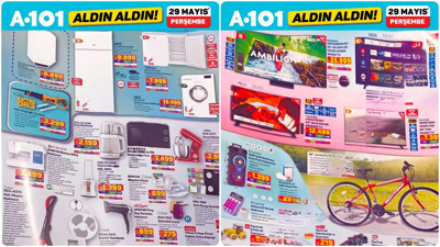 A101 29 Mayıs 2025 indirim kataloğu yayınlandı! İşte A101'in bayram fırsatları