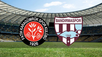 Bandırmaspor - Fatih Karagümrük maçı ne zaman? Hangi kanalda?