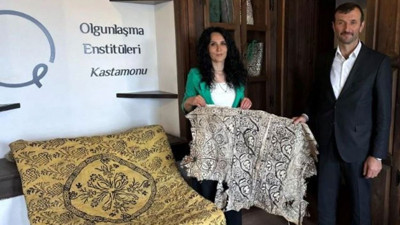 Asırlık nadir desenler Kastamonu'da ortaya çıkarıldı