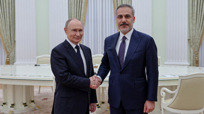 Dışişleri Bakanı Fidan, Rusya Devlet Başkanı Putin ile bir araya geldi