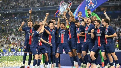UEFA Şampiyonlar Ligi'nde şampiyon PSG! Fransa temsilcisi, Inter'i 5-0 mağlup etti