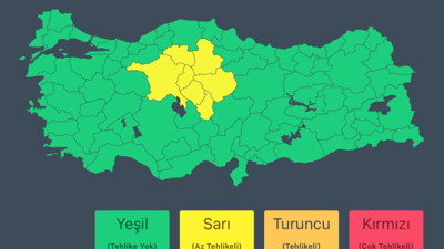 Meteoroloji ve İçişleri Bakanlığından 7 il için uyarı geldi!