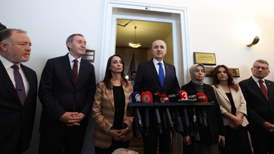 Numan Kurtulmuş, DEM Parti'yi ziyaret etti: 'Verimli ve yapıcı bir görüşme oldu'
