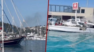 Muğla'da korkutan patlama! Yaralılar var...