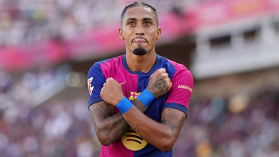 La Liga'da sezonun oyuncusu Raphinha seçildi