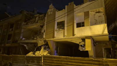 Avcılar'da korku dolu anlar: 6 katlı bina çöktü!