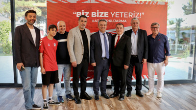 Samsunspor'da bayramlaşma coşkusu