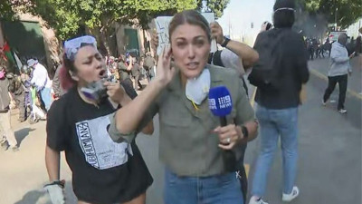 ABD'deki kargaşa devam ediyor! Muhabir vuruldu