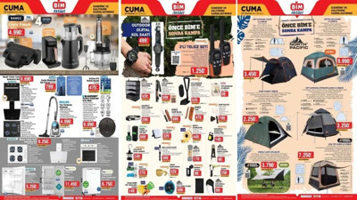 BİM 20 Haziran cuma aktüel kataloğu: Kamp ürünleri, kurutmalık, ütü masası, çadır, robot süpürge, drone
