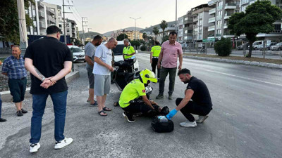 Milas’ta otomobil ile motosiklet çarpıştı:1 yaralı
