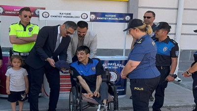 Bedensel engelli Can Kazel'in hayali gerçek oldu