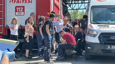 Ümraniye'de fabrika yangını: 10 işçi dumandan etkilendi