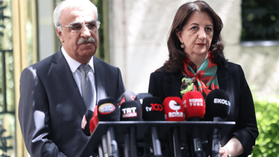 DEM Parti'den TBMM Başkanı Numan Kurtulmuş'a 'komisyon' ziyareti