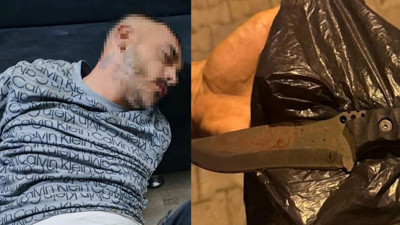 KADES ihbarına giden polisi bıçakladı: Eski hükümlü vurularak yakalandı