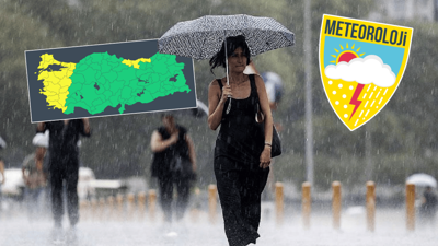 Yağmur geri geliyor: 21 il için sarı kod! 29 Haziran'da hava nasıl olacak?