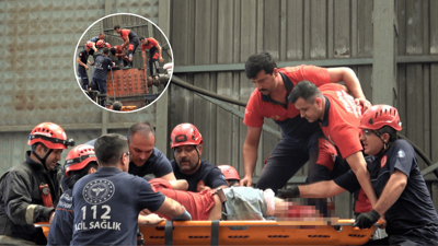 Antalya'da bir fabrikada korkunç kaza: İşçinin iki bacağı koptu!