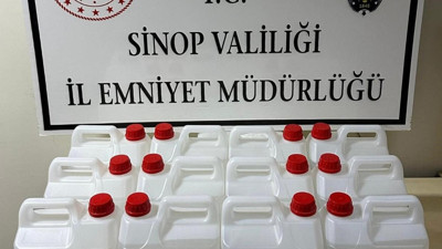 Sinop'ta ele geçirildi! Tam 60 litre