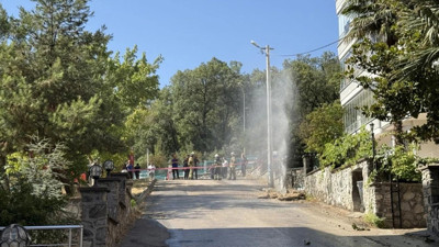 Bursa’da doğalgaz borusu patladı: Yaralılar var!