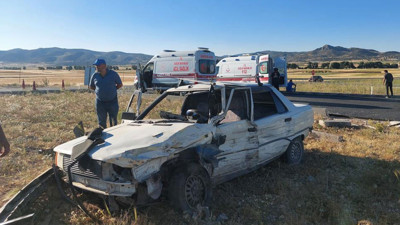 Burdur-Fethiye yolunda kaza! 2 yaralı