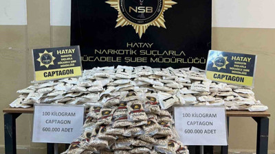 Hatay'da ele geçirildi! Tam 600 bin adet