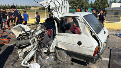 Uşak'ta korkunç kaza! Baba ve kızı hayatını kaybetti