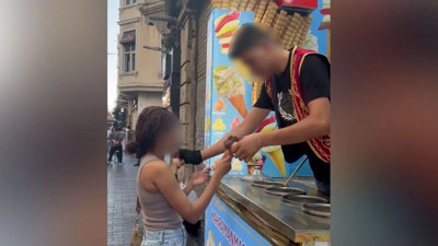 Külah bahanesiyle taciz! Beyoğlu’ndaki dondurmacıya mühür