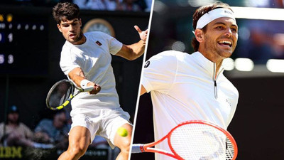 Wimbledon'da Alcaraz ve Fritz, yarı finale yükseldi