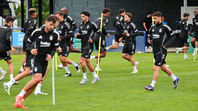 Beşiktaş, çift idman yaptı