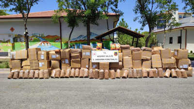 Aksaray'da ele geçirildi! Tam 9 ton