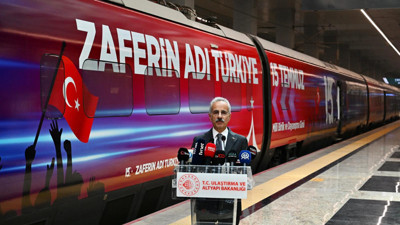 15 Temmuz treni raylarda