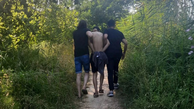 18 yıl hapis cezası bulunan firari denizde yüzerken yakalandı