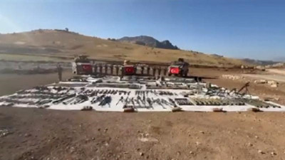 Irak'ın kuzeyine nokta operasyon: 33 odalı mağara imha edildi