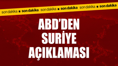 İsrail Suriye'ye saldırdı! ABD'den ilk açıklama