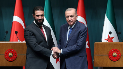 Suriye Cumhurbaşkanı Şara'dan Erdoğan'a teşekkür