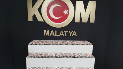 Malatya'da ele geçirildi! 8 bin adet