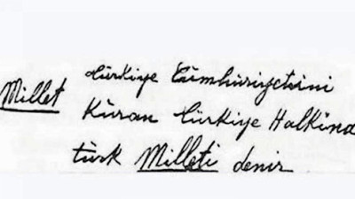 Stratejik tercih Türk milleti kavramı