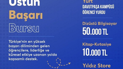 Aylık 50 bin TL burs ve girişimcilik desteği