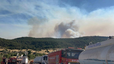 Eskişehir'de alevlerin ortasında kalan ekipler mağaraya sığındı