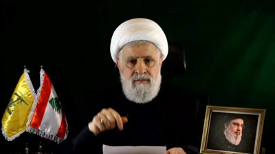 Hizbullah lideri Kasım: Gazze'deki vahşetin sorumluluğu Arap ve İslam ülkelerinde