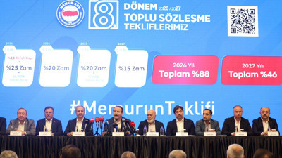 Memur, 2026’da yüzde 88 2027’de yüzde 46 zam istedi