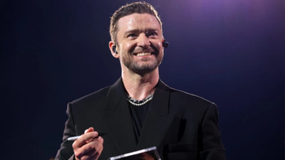 Justin Timberlake konserine ünlü akını