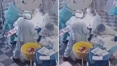 8.8'lik depreme ameliyatta yakalandılar! O anlar kameraya yansıdı