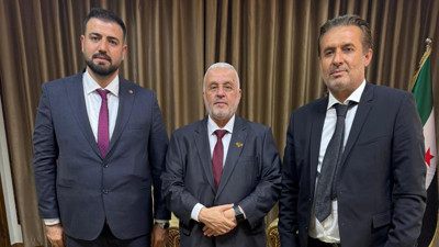 Vatan Partisi Temsilcisi Mustafa Hasan Suriye Bakanlarıyla görüştü