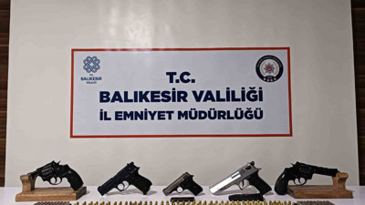 Bandırma’da ruhsatsız silah operasyonu