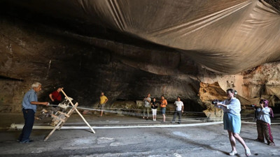 Mağara fotoğrafçıların uğrak mekanı oldu! Gaziantep'te bulunuyor