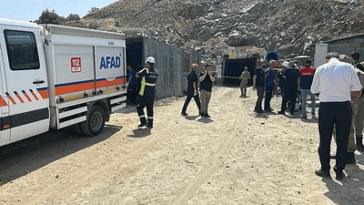 Elazığ'da maden ocağında göçük! 1 işçi enkaz altında kaldı!