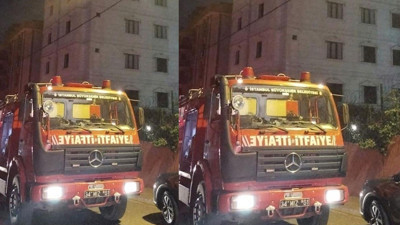 Ümraniye'de otelde yangın paniği!